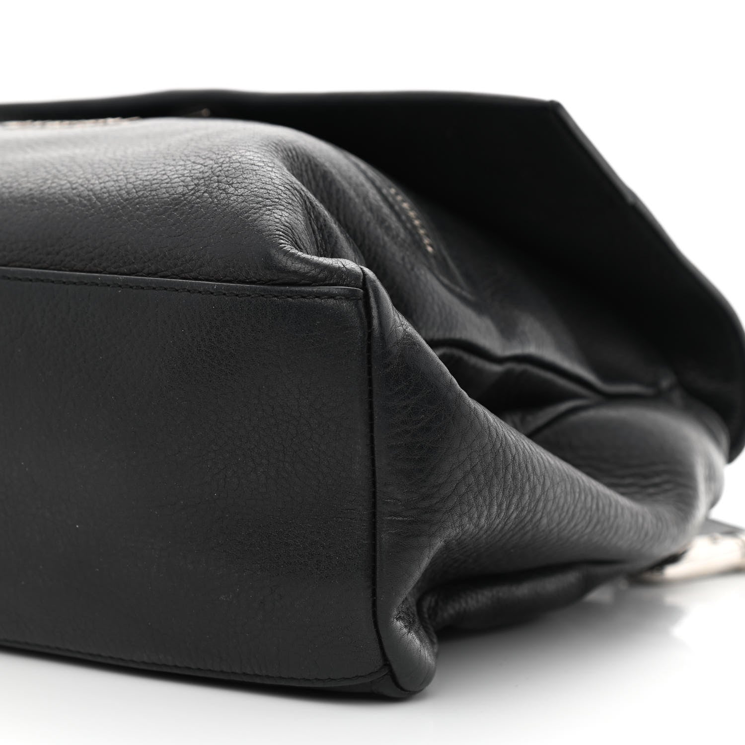 Givenchy Pebbled Calfskin Small Pandora Pure Flap Bag Black 10 of 12
