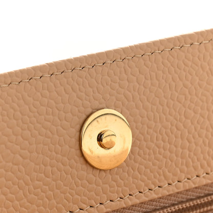 Chanel Caviar Quilted Wallet on Chain WOC Beige 15 of 15