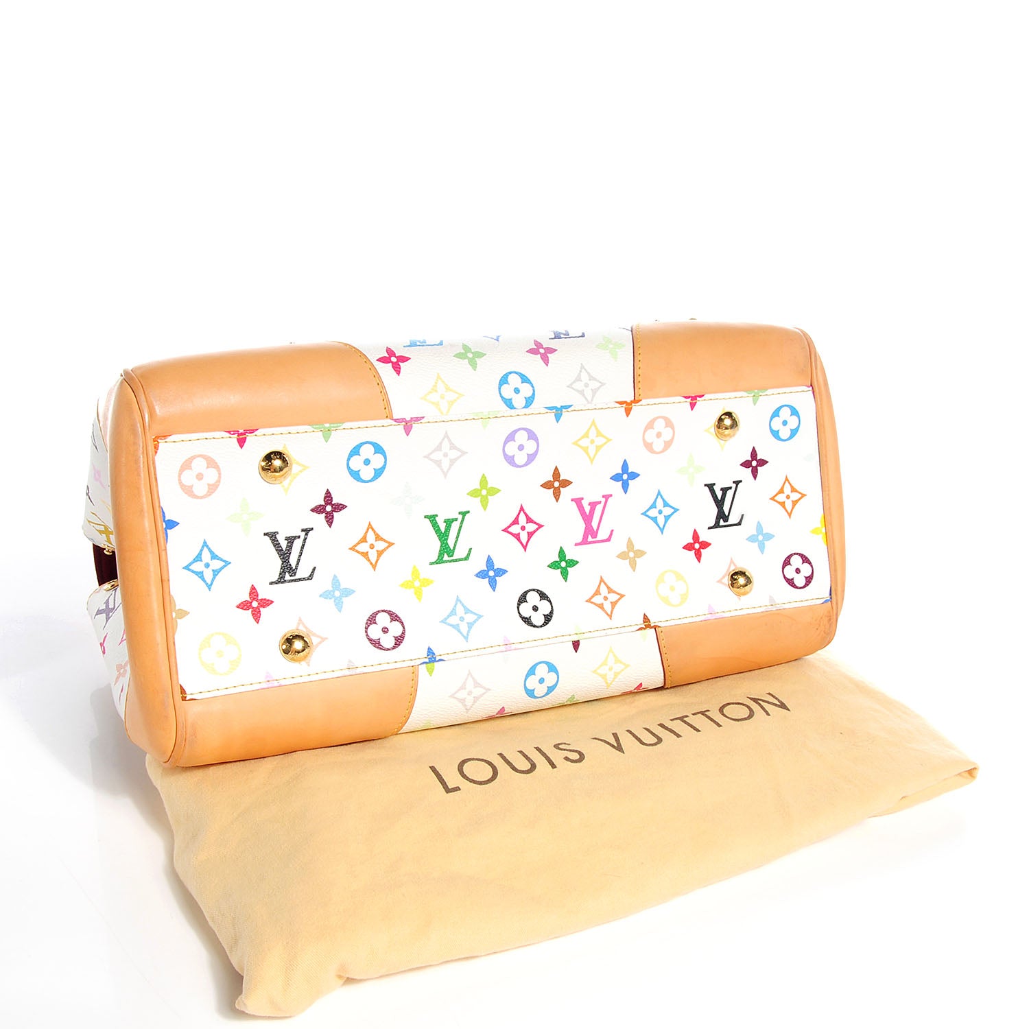 Louis Vuitton Monogram Multicolor Beverly GM White 4 of 8