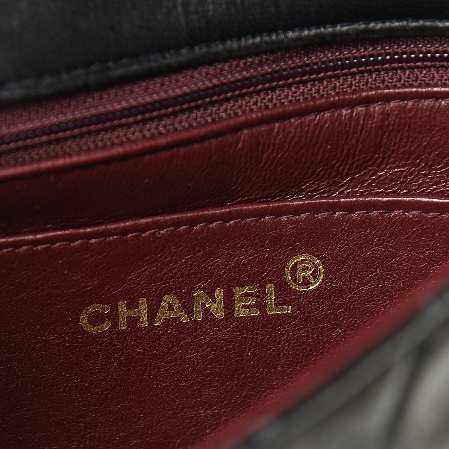Chanel Lambskin Quilted Mini Square Flap Black 6 of 14