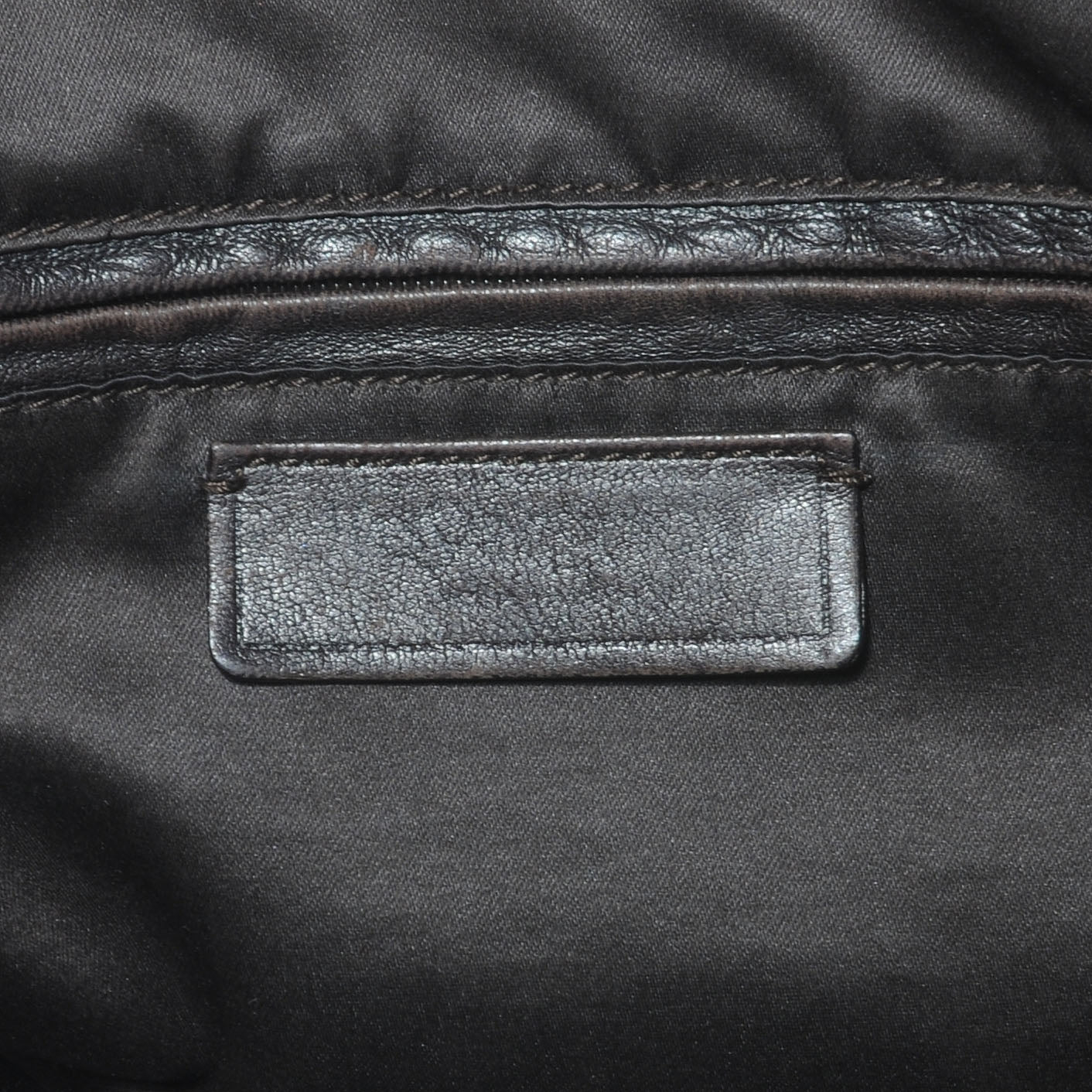 Leather Oversized Muse Dark Brown