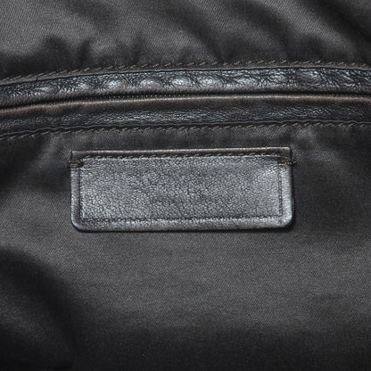 Saint Laurent Leather Oversized Muse Dark Brown 5 of 9
