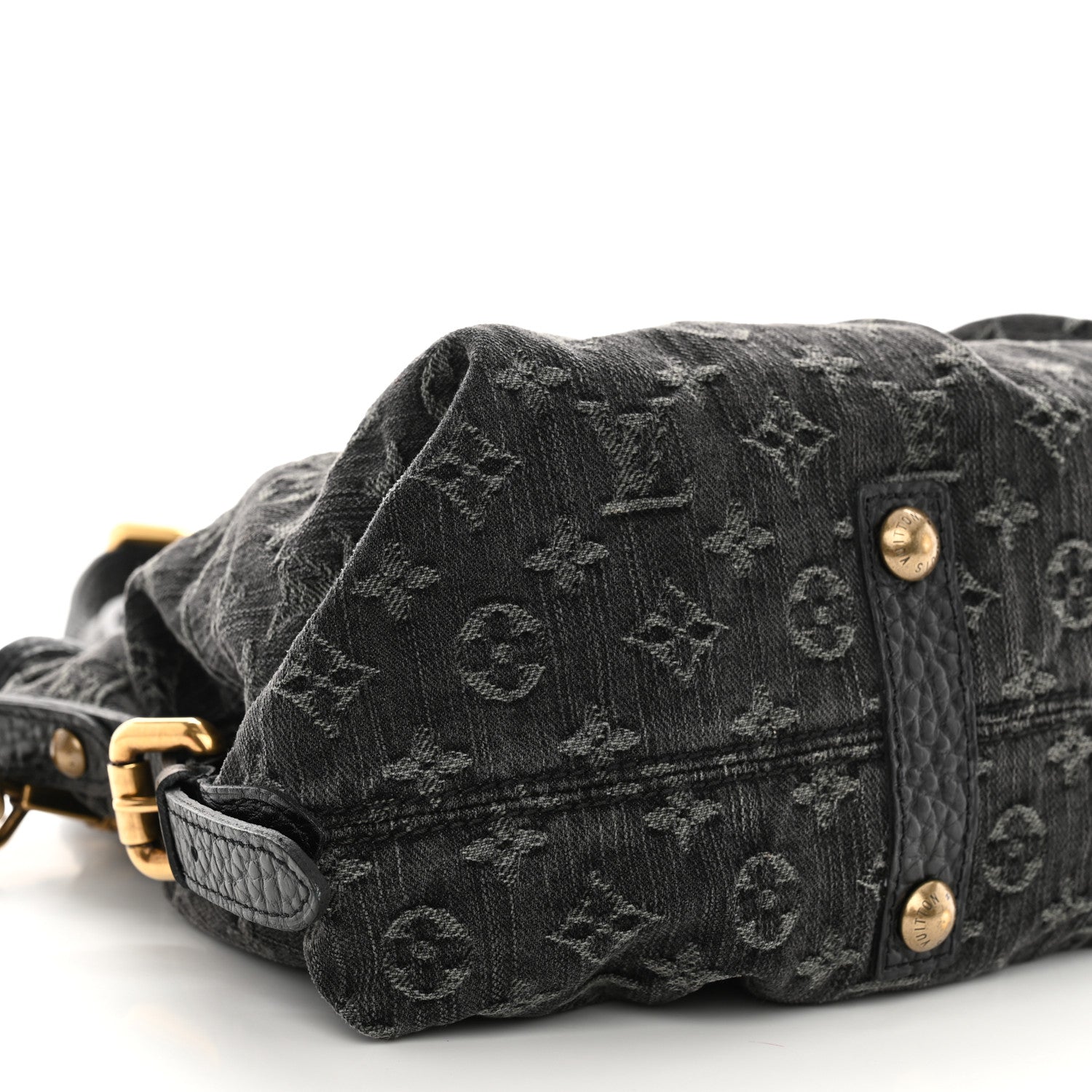 Louis Vuitton Denim Neo Cabby MM Black 8 of 11