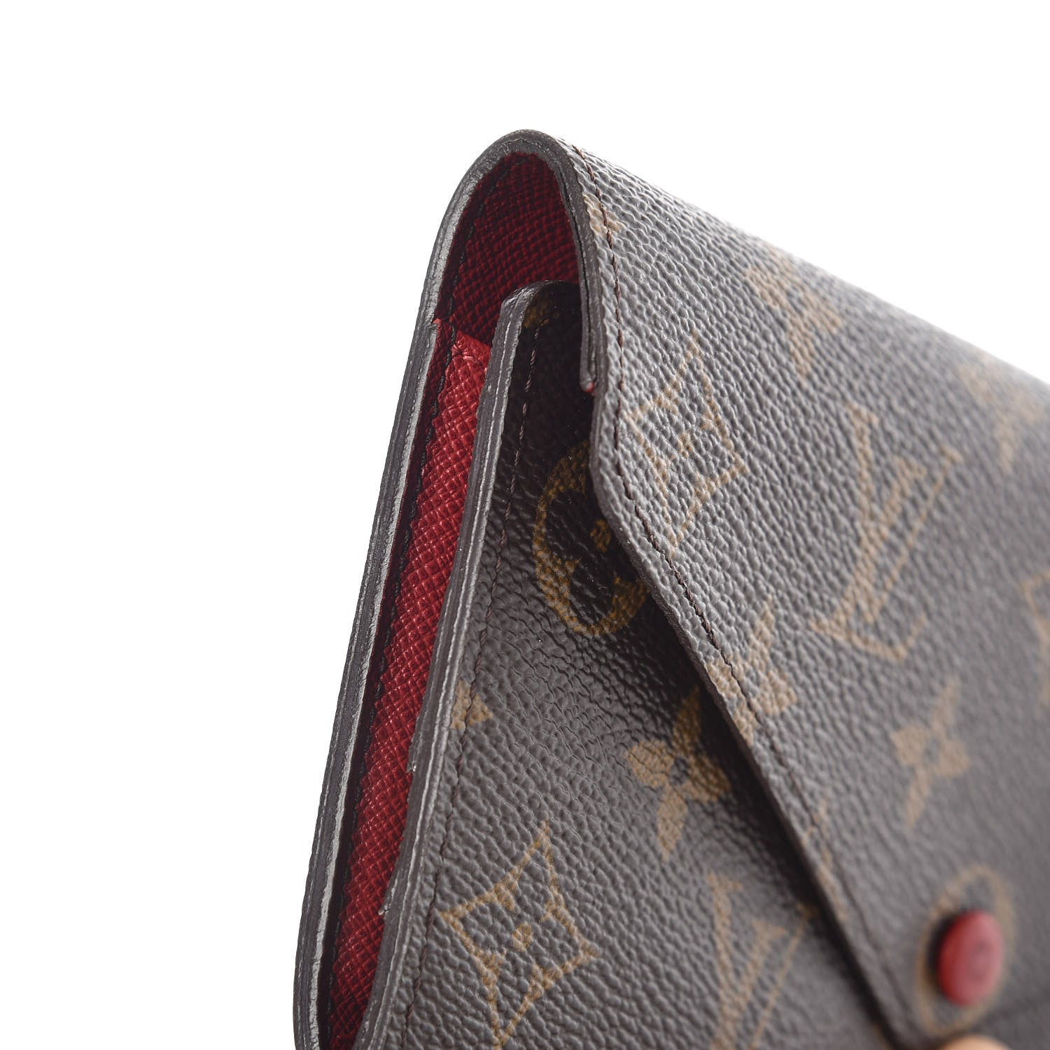 Louis Vuitton Monogram Josephine Wallet Red 7 of 13