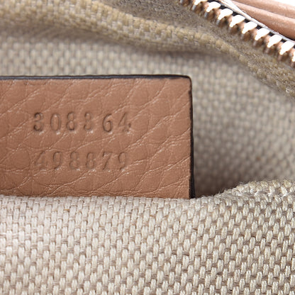 Gucci Pebbled Calfskin Small Soho Disco Bag Rose Beige 7 of 11