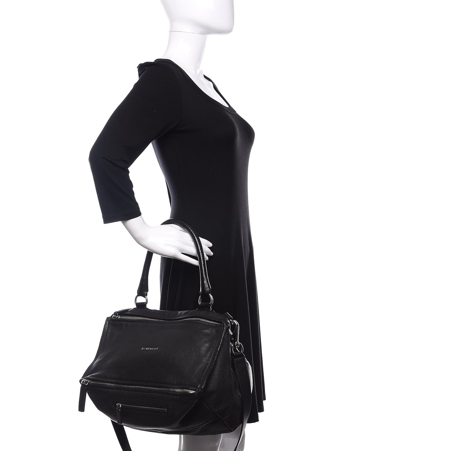Givenchy Sugar Goatskin Medium Pandora Black 3 of 11