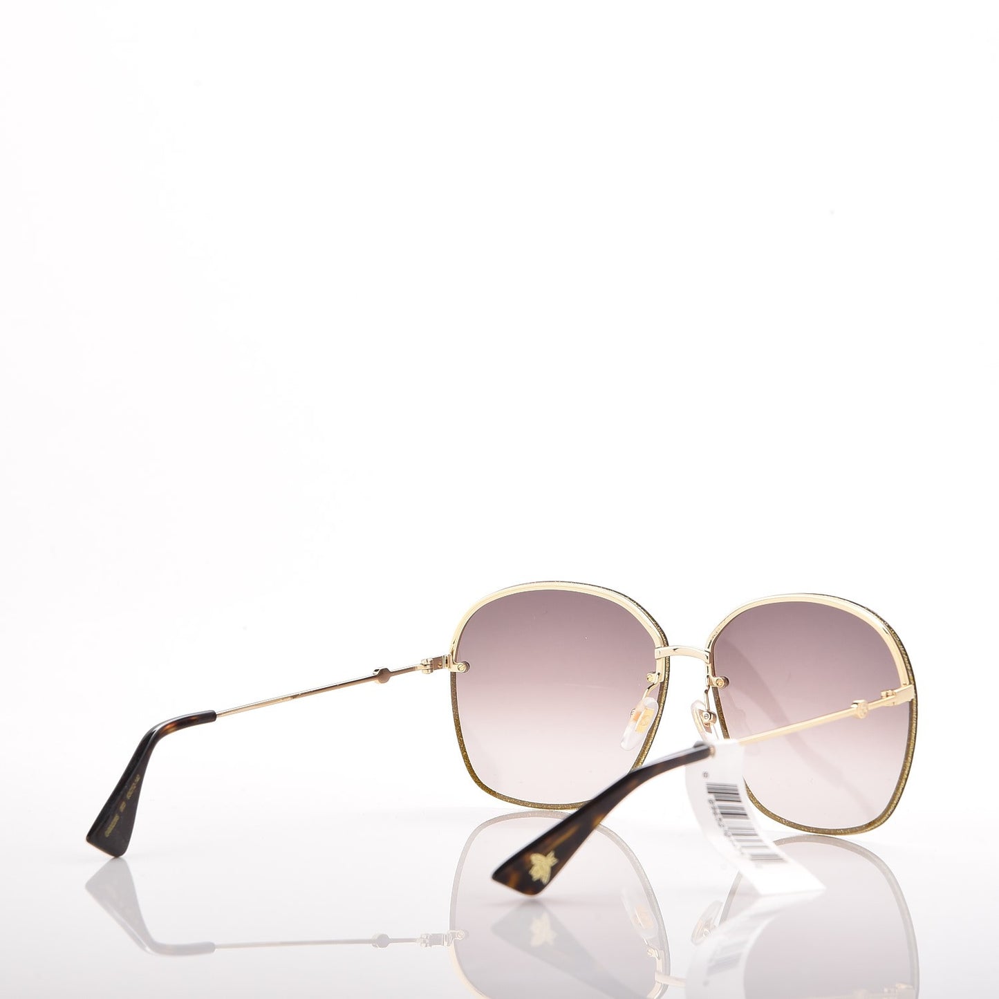 Square Frame Sunglasses GG0228S Gold