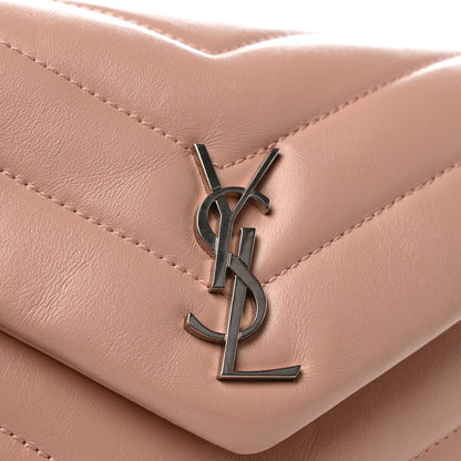 Saint Laurent Calfskin Y Quilted Monogram Toy Loulou Crossbody Bag Tender Pink 11 of 13
