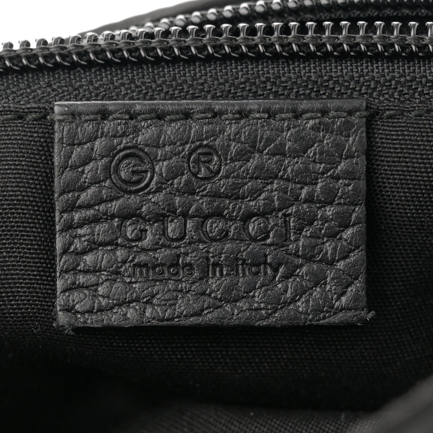 Nylon Monogram Waist Belt Bag  Black