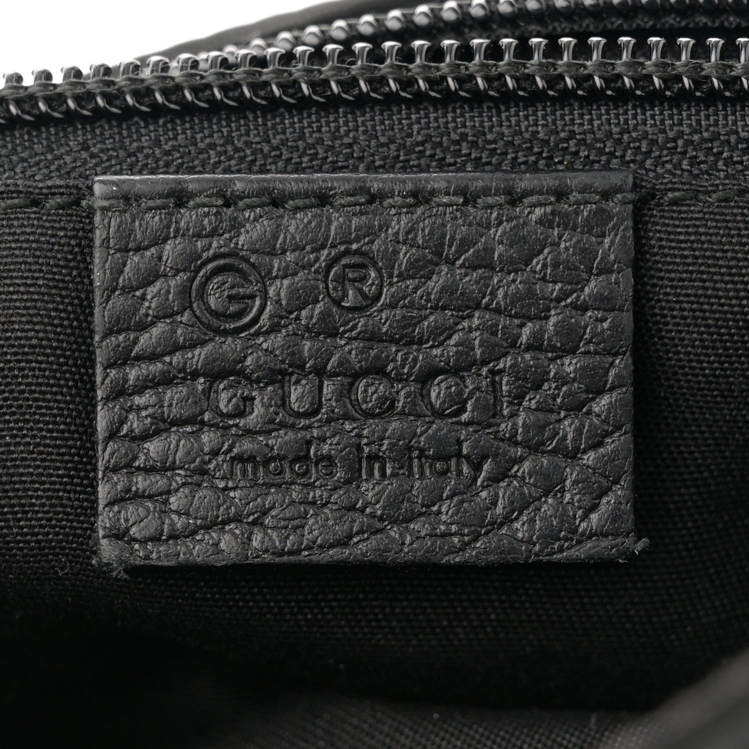 Gucci Nylon Monogram Waist Belt Bag  Black 6 of 10