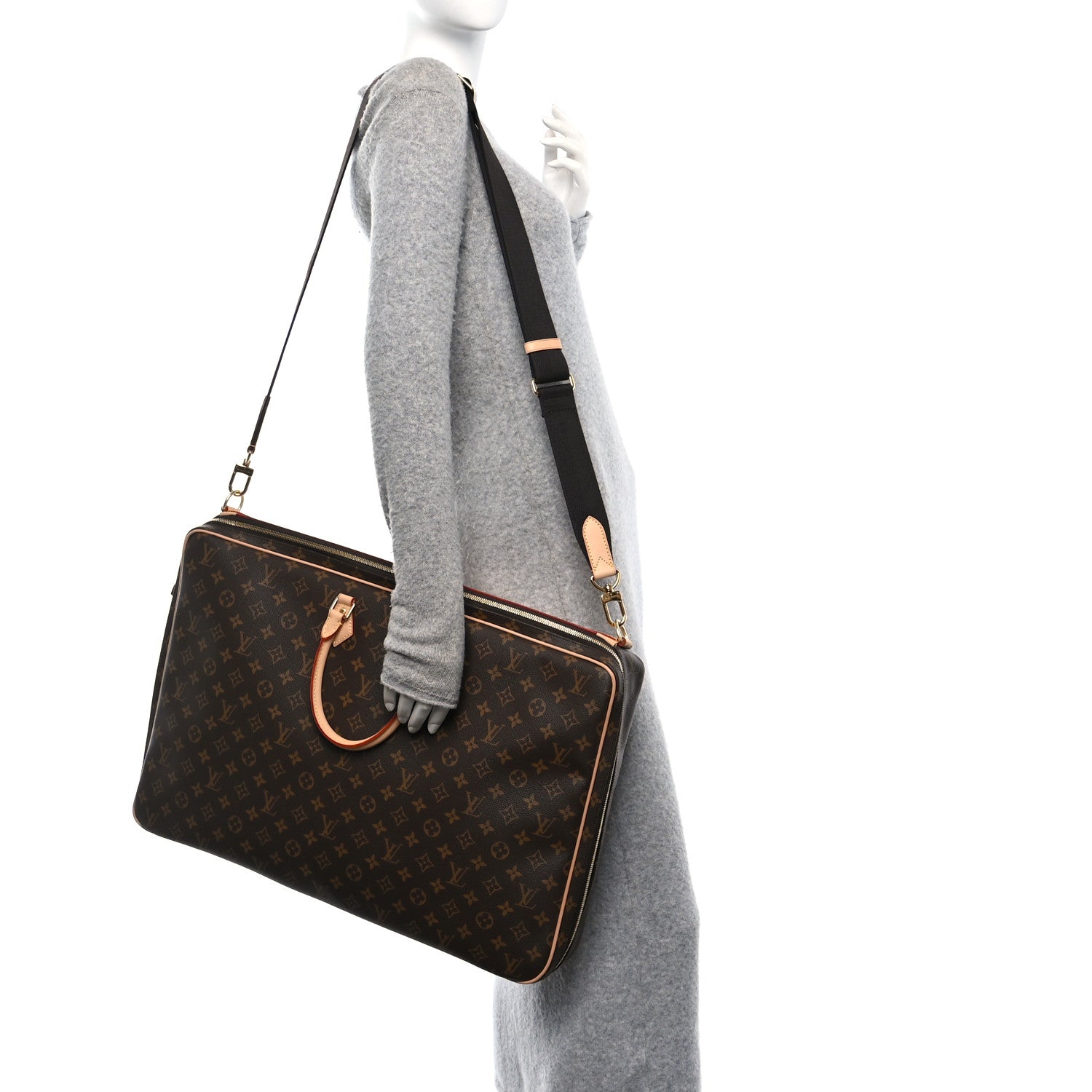 Louis Vuitton Monogram Garment Cover 2 Hangers 2 of 10