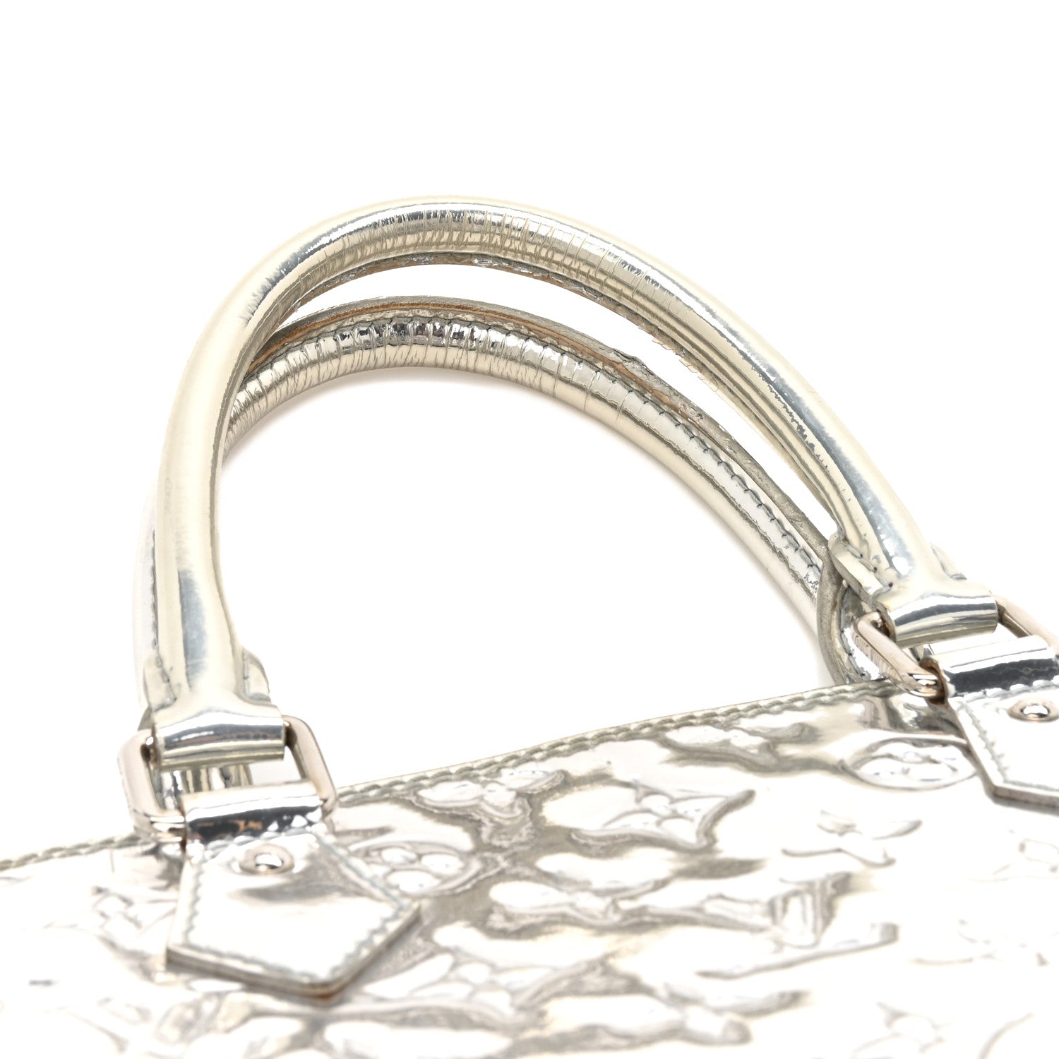 Louis Vuitton Monogram Miroir Alma MM Silver 27 of 33