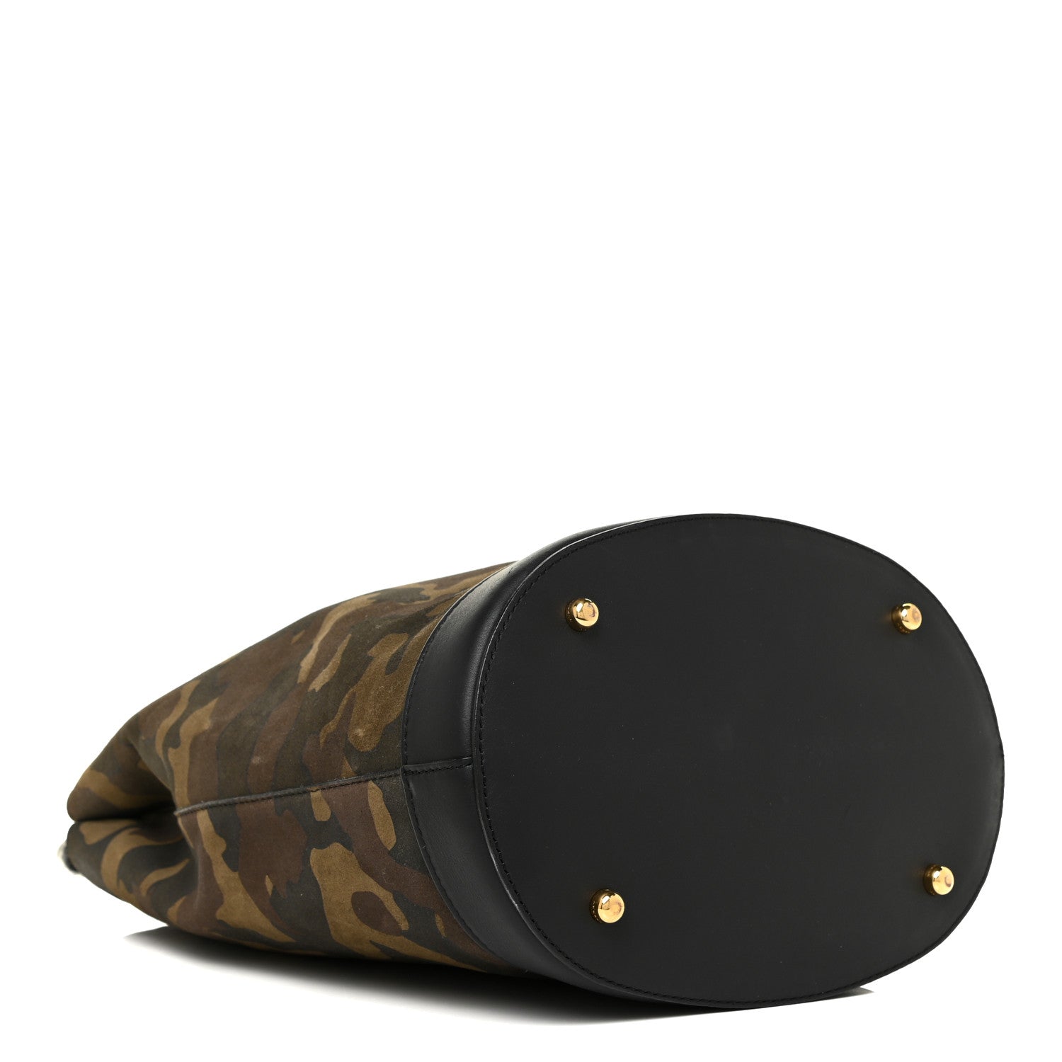 Burberry Calfskin Suede Camouflage Hobo Bag Multicolor 5 of 21