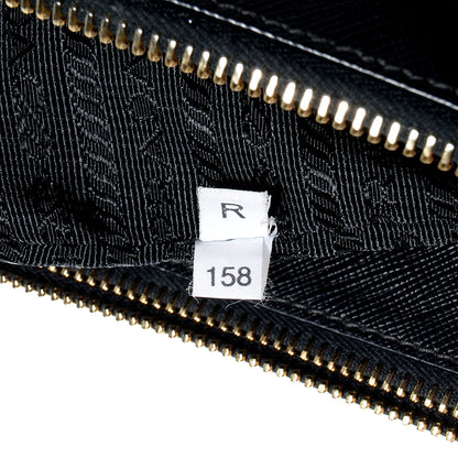 Prada Saffiano Lux Large Double Zip Tote Nero Black 8 of 10
