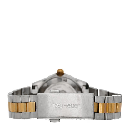 Tag Heuer Stainless Steel 18K Yellow Gold Mother of Pearl 27mm Aquaracer Quartz Watch WAF1424 3 of 4