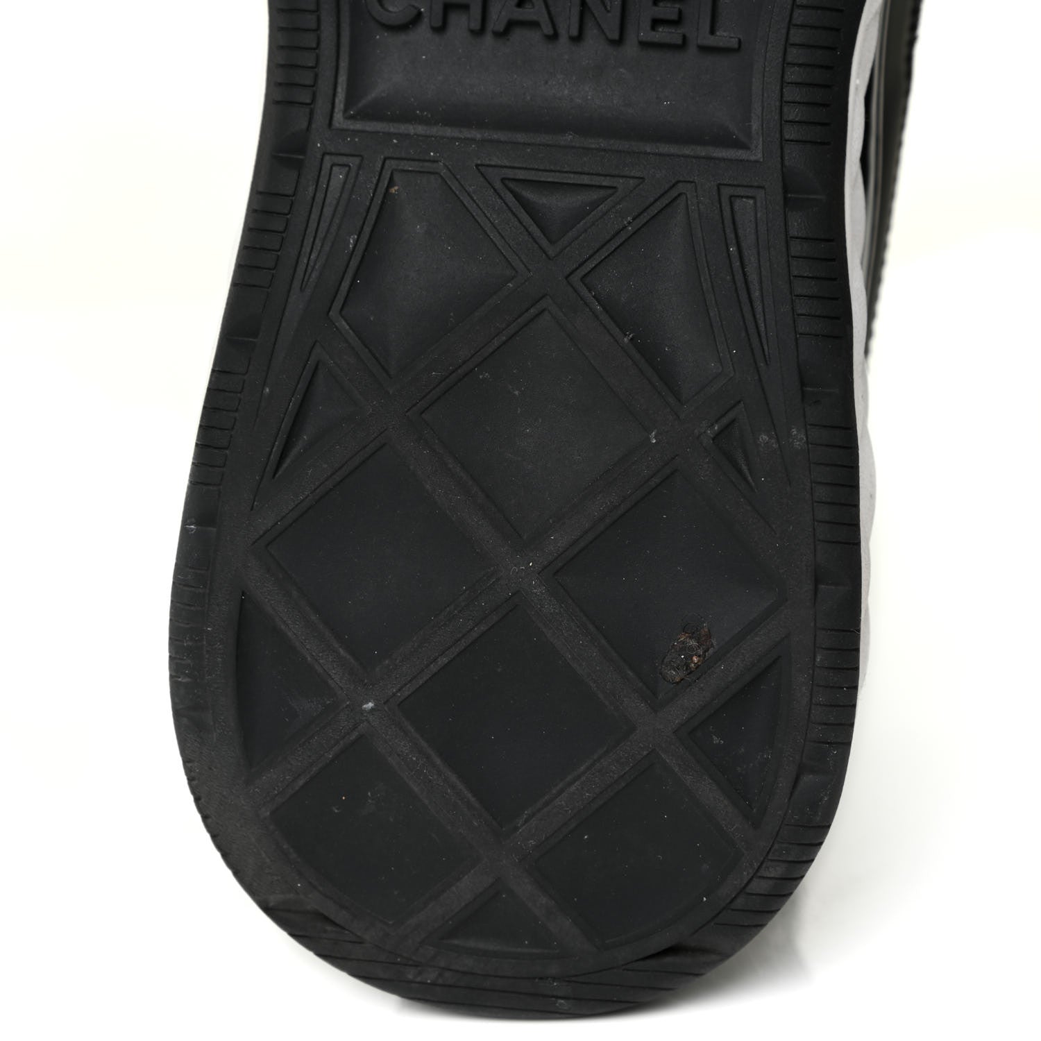 Chanel Velvet Calfskin Mixed Fibers CC Sneakers 40.5 Black 8 of 12