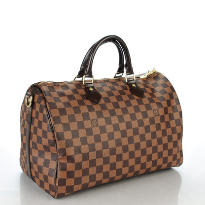 Louis Vuitton Damier Ebene Speedy Bandouliere 35 3 of 6