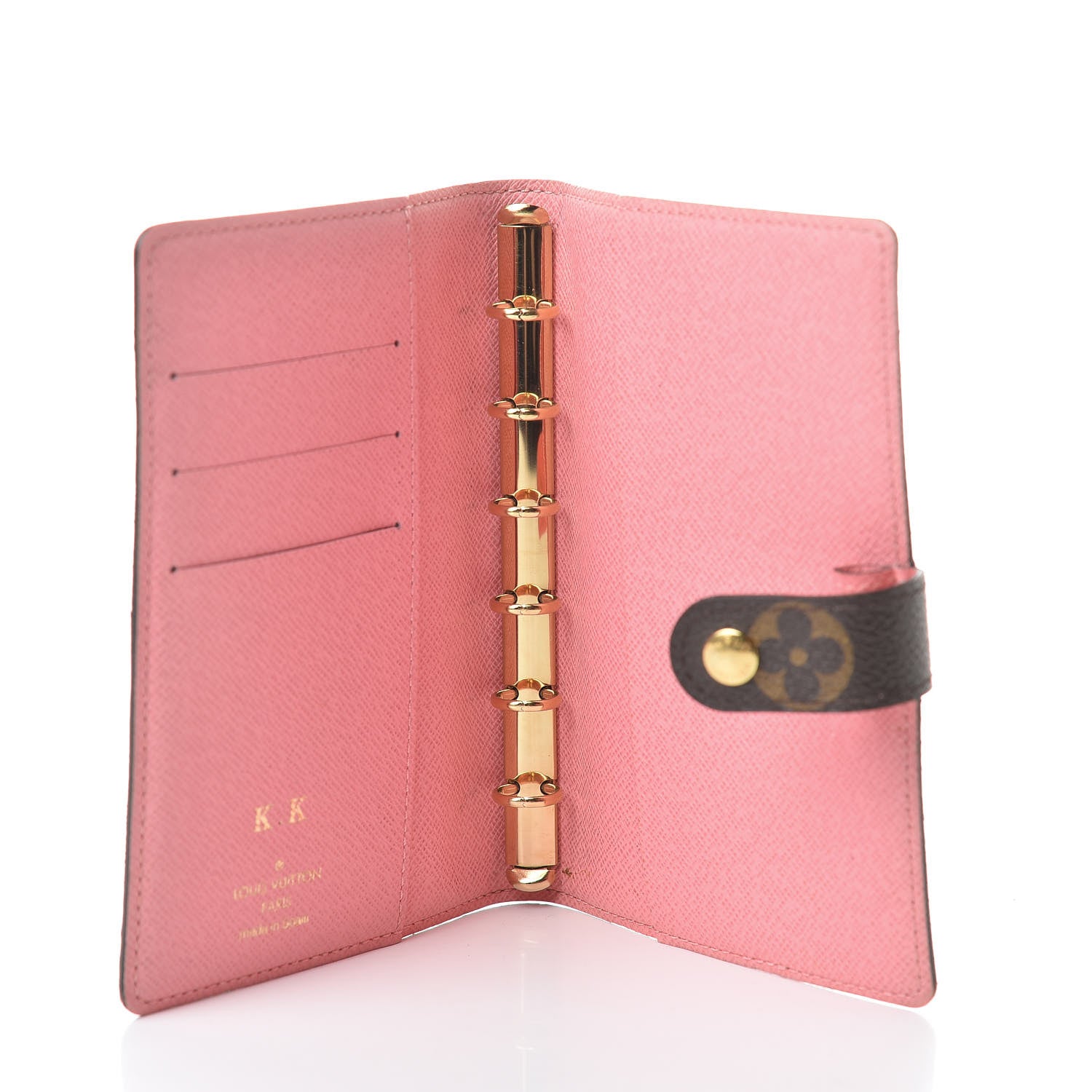 Louis Vuitton Monogram Illustre Small Ring Agenda Rose 5 of 10