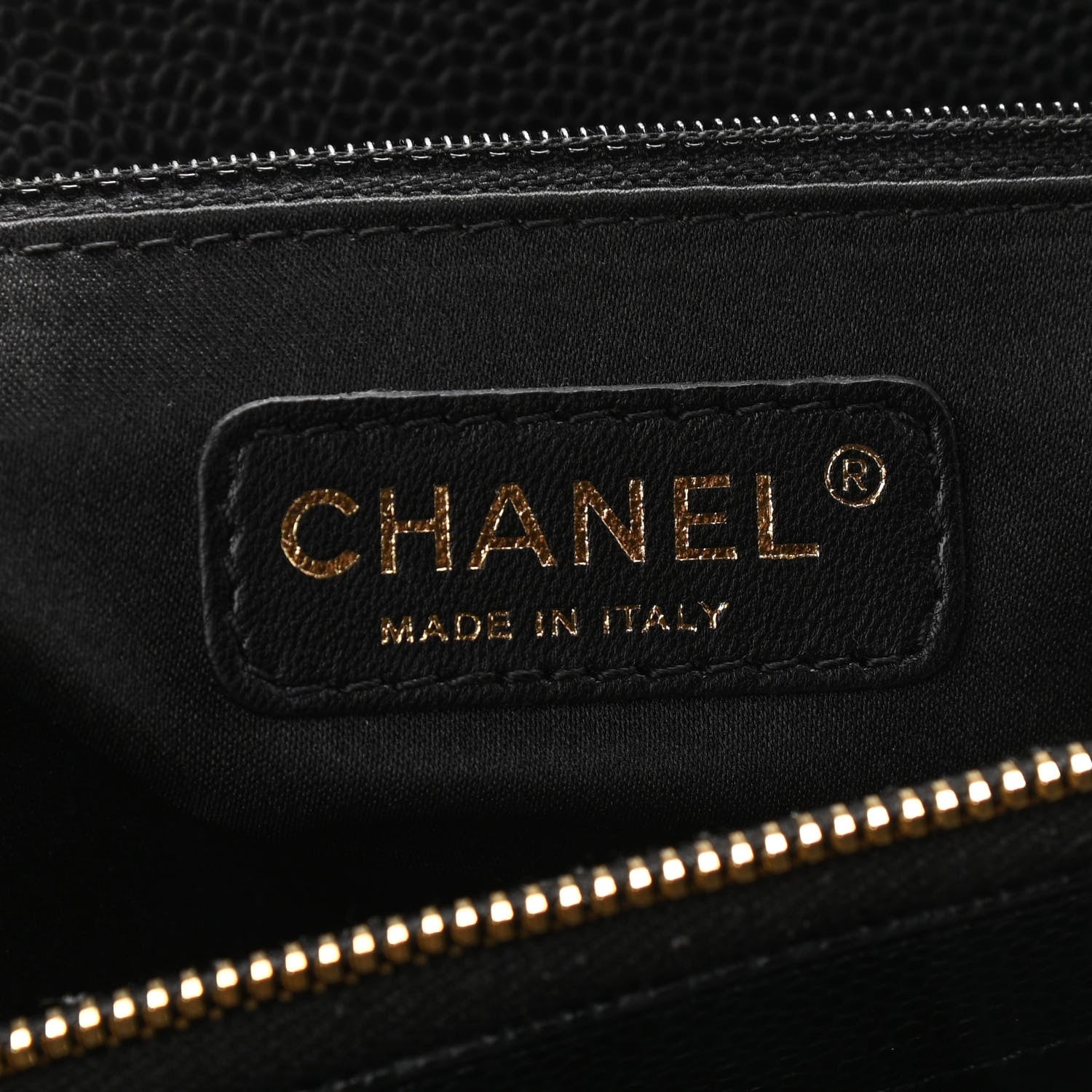 Chanel Caviar Quilted Grand Shopping Tote GST Black 7 of 12