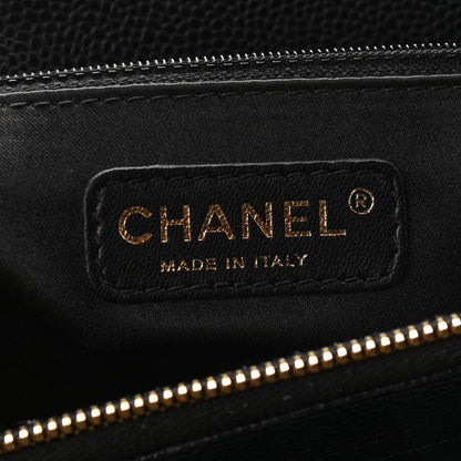 Chanel Caviar Quilted Grand Shopping Tote GST Black 7 of 12