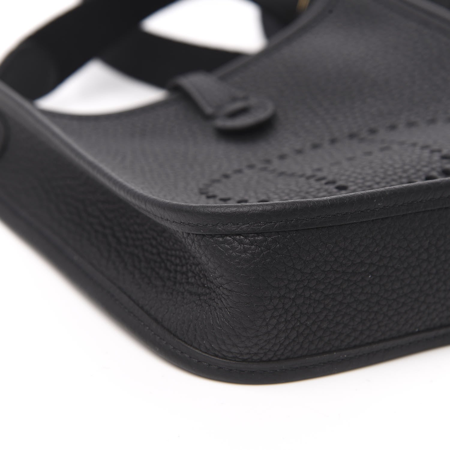 Hermes Taurillon Clemence Evelyne TPM Black 7 of 8