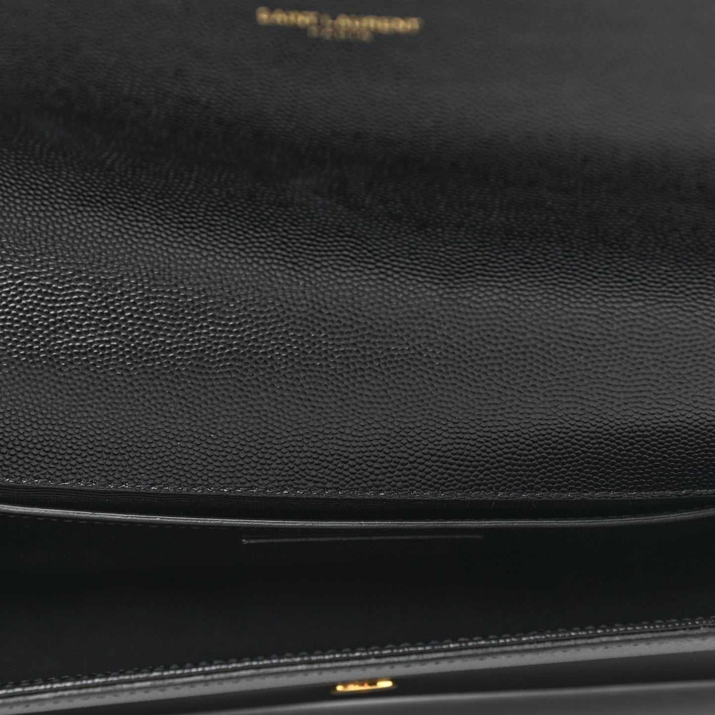 Grain De Poudre Monogram Cassandre Clutch Black