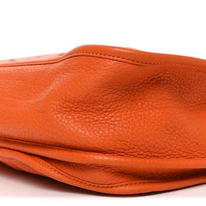 Hermes Taurillon Clemence Evelyne III GM Orange 9 of 10