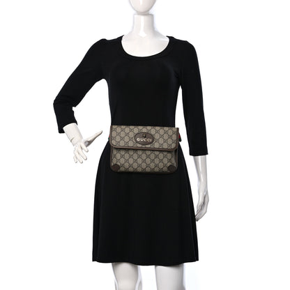 Gucci GG Supreme Monogram Neo Vintage Web Belt Bag Brown 2 of 10