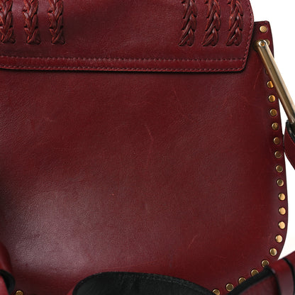 Chloe Calfskin Braided Small Hudson Shoulder Bag Sienna Red 10 of 15