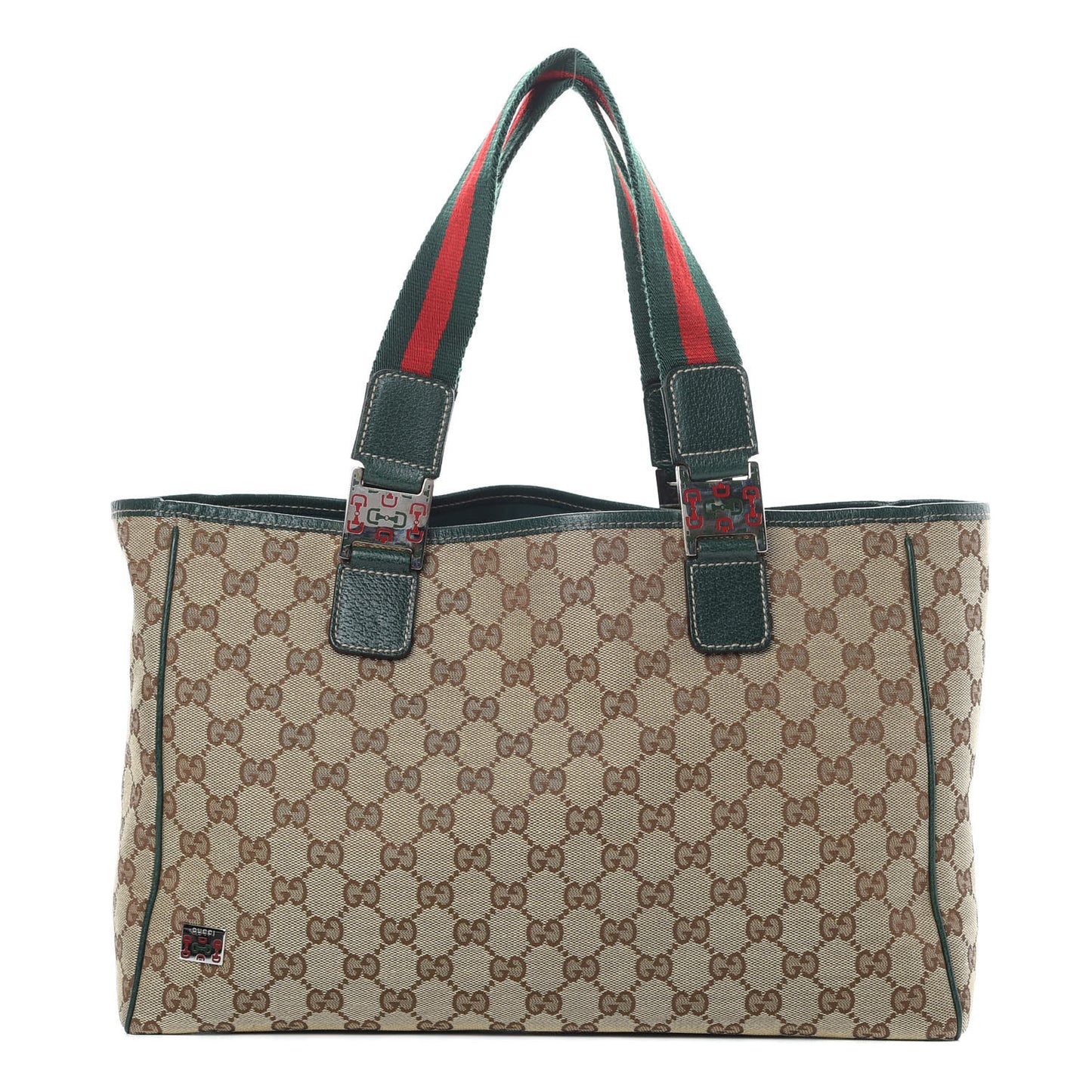 GG Monogram Pop Tote Green