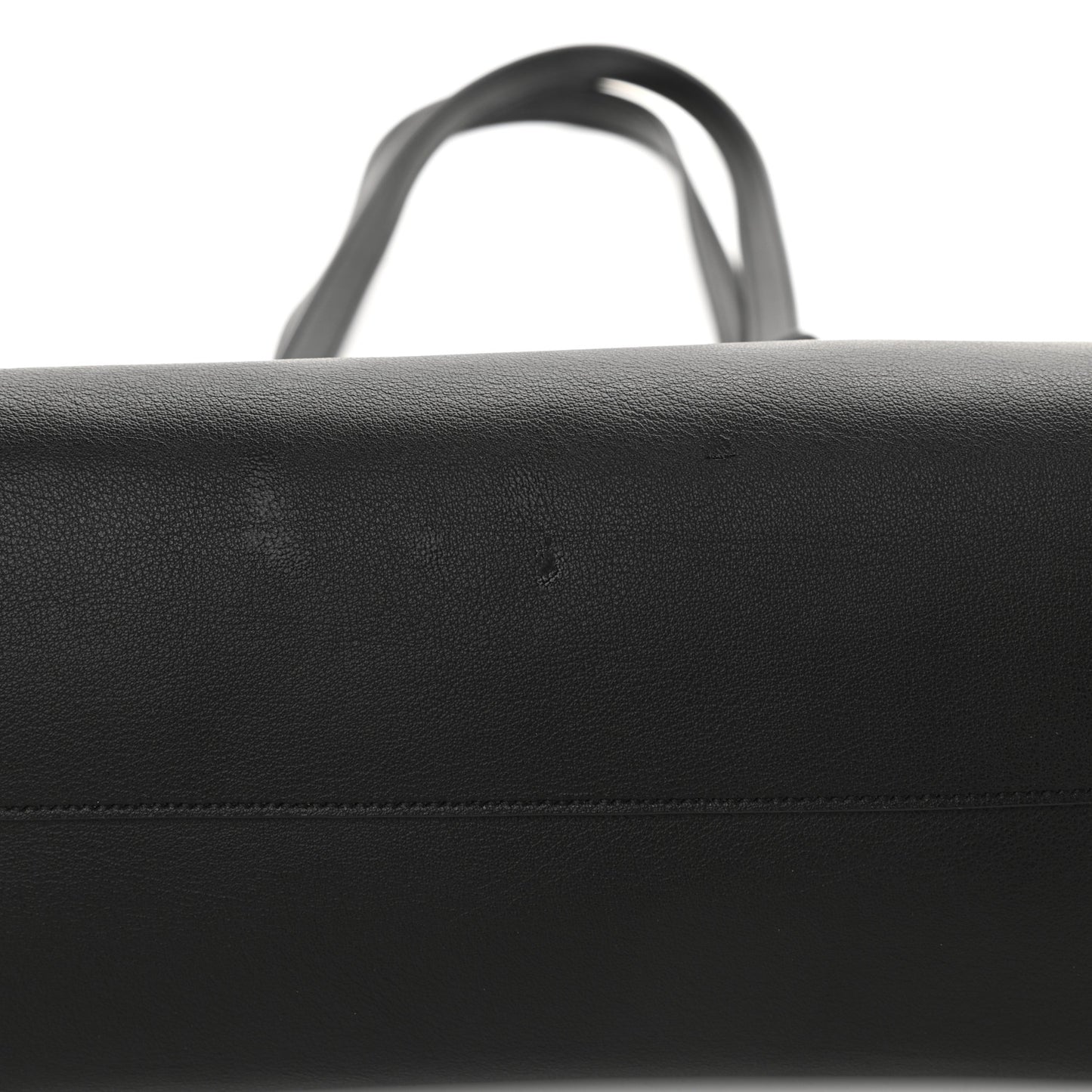 Calfskin Large Shopping Tote Black
