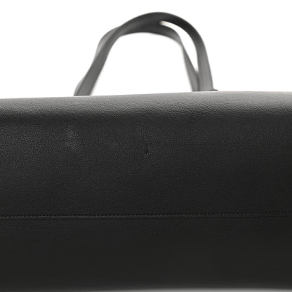 Saint Laurent Calfskin Large Shopping Tote Black 11 of 12