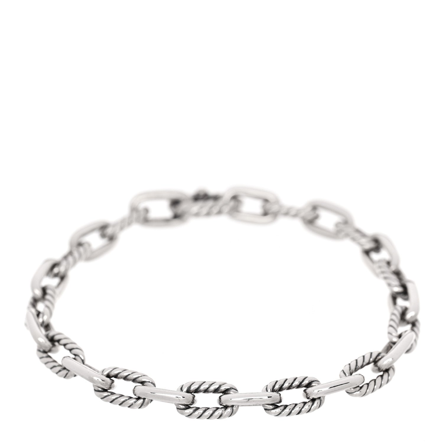 David Yurman Sterling Silver 5.5mm Madison Chain Bracelet 1 of 3