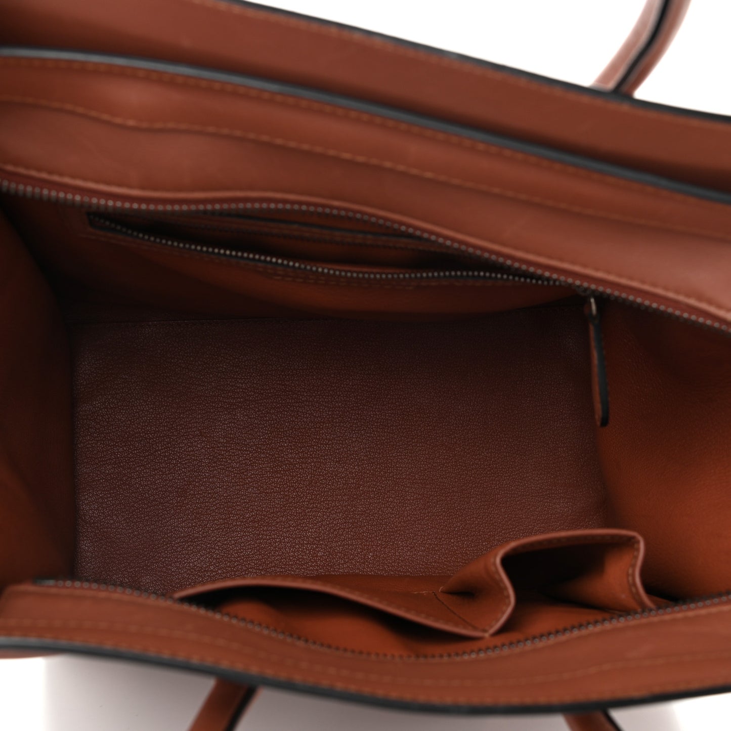 Smooth Calfskin Mini Luggage Sienna