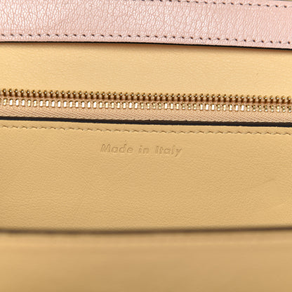 Celine Shiny Goatskin Medium Classic Box Flap Bag Blush 6 of 11