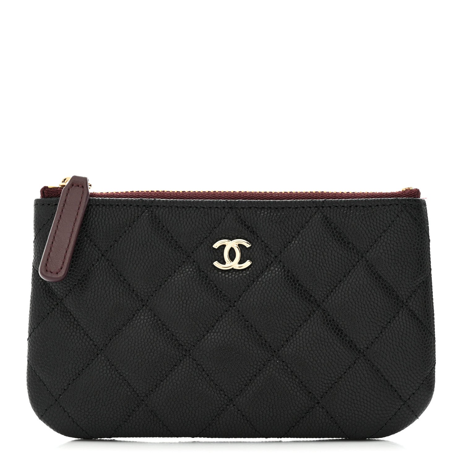 Chanel Caviar Quilted Small Cosmetic Case Black 1 of 9