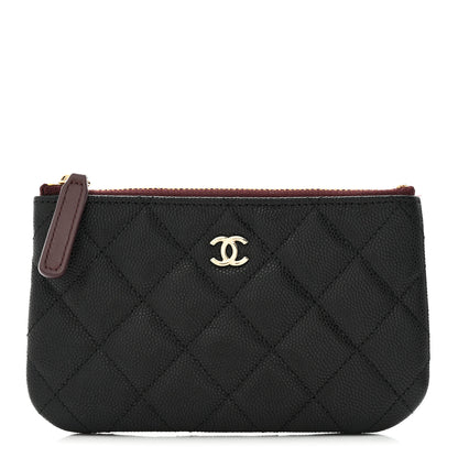 Chanel Caviar Quilted Small Cosmetic Case Black 1 of 9