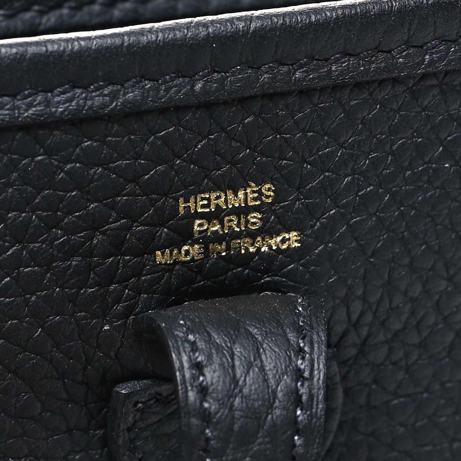 Hermes Taurillon Clemence Evelyne TPM Black 6 of 11