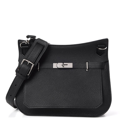 Hermes Taurillon Clemence Jypsiere 28 Black 1 of 10
