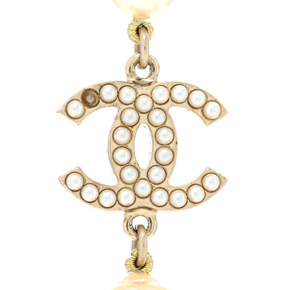 Chanel Pearl Camellia CC Long Necklace Gold 6 of 6