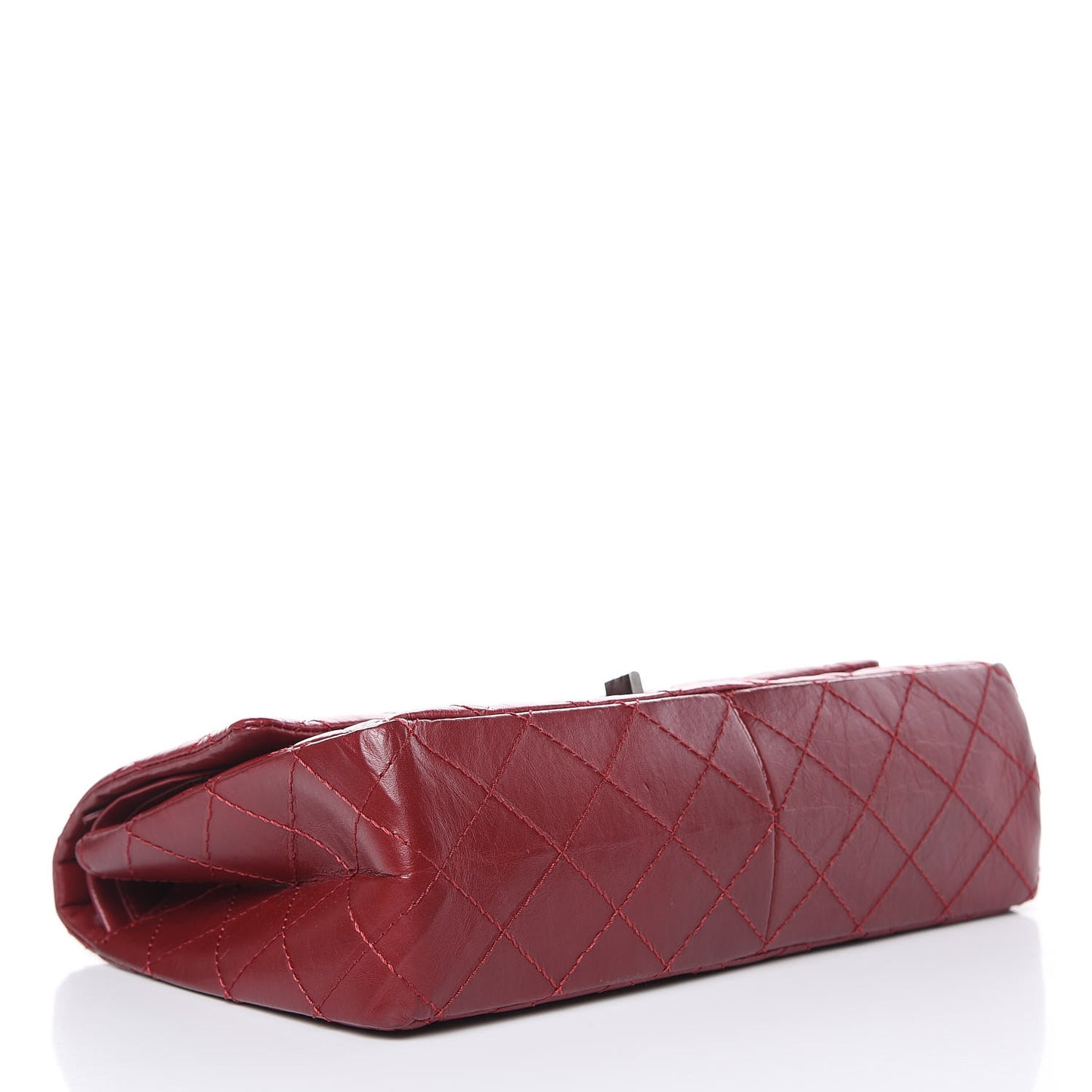 Aged Calfskin Quilted 2.55 Reissue 226 Flap Red