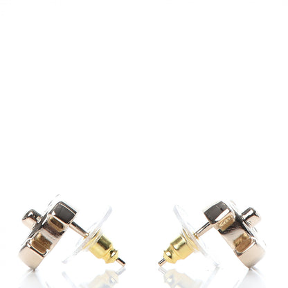 Chanel Metal CC Turnlock Earrings Gold 3 of 5
