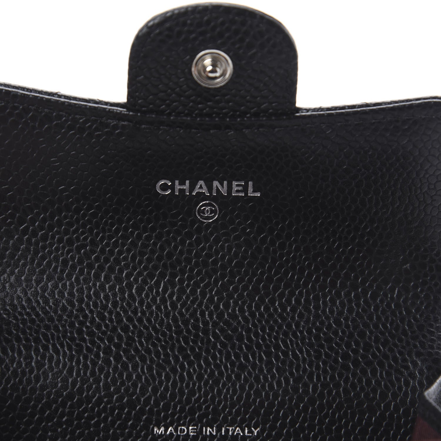 Chanel Caviar Quilted Flap Card Holder Black 5 of 7