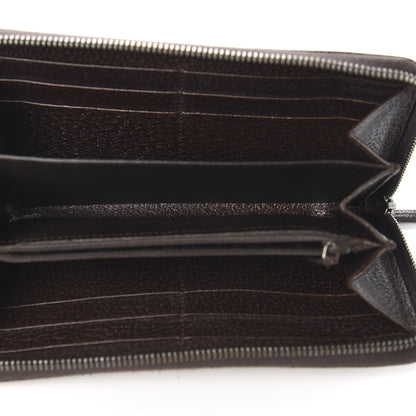 Gucci Monogram Metal Bar Zip Around Wallet Dark Brown 5 of 7