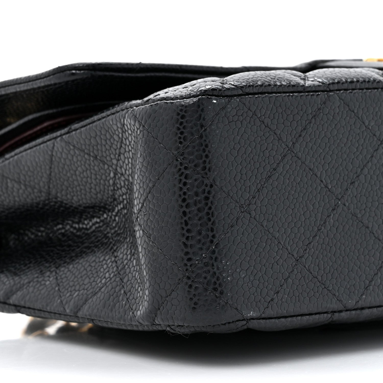 Chanel Caviar Quilted Medium Double Flap Black 10 of 11