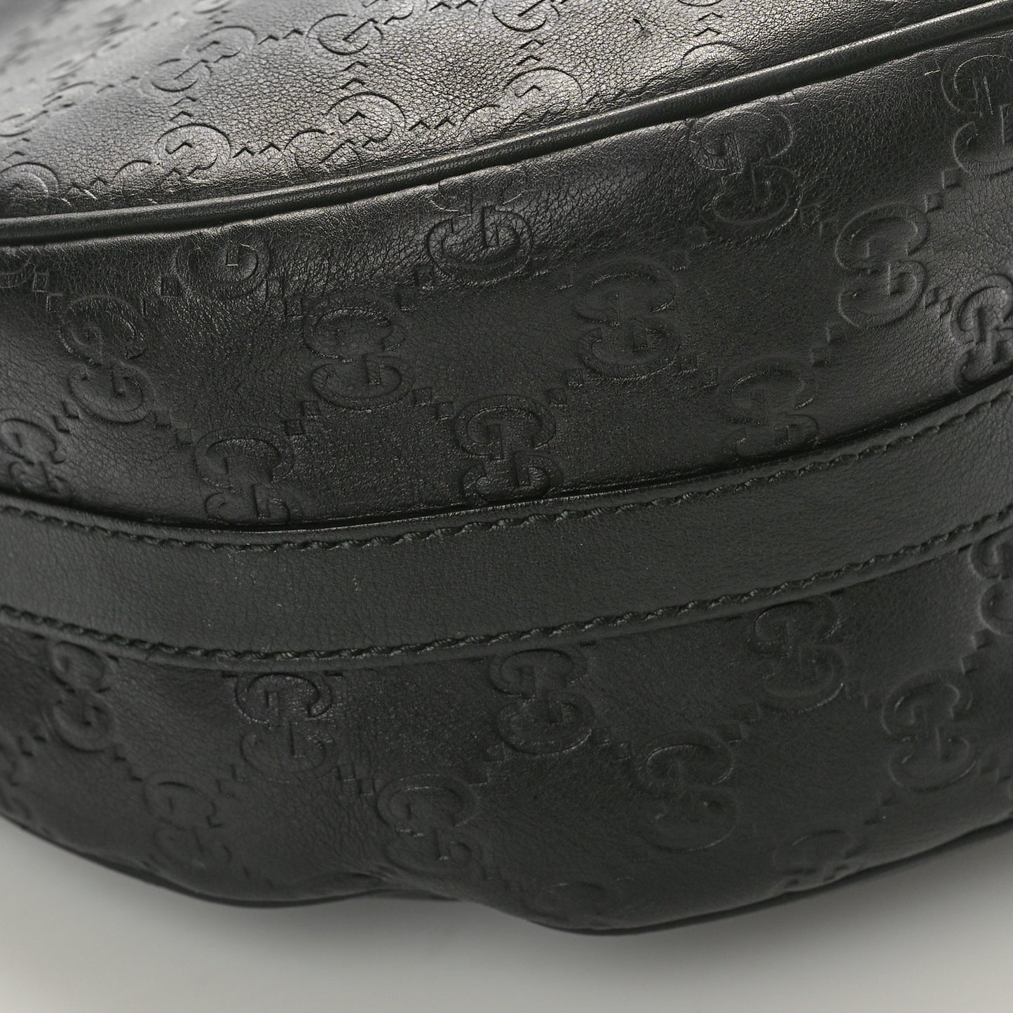 Guccissima Medium GG Twins Hobo Black
