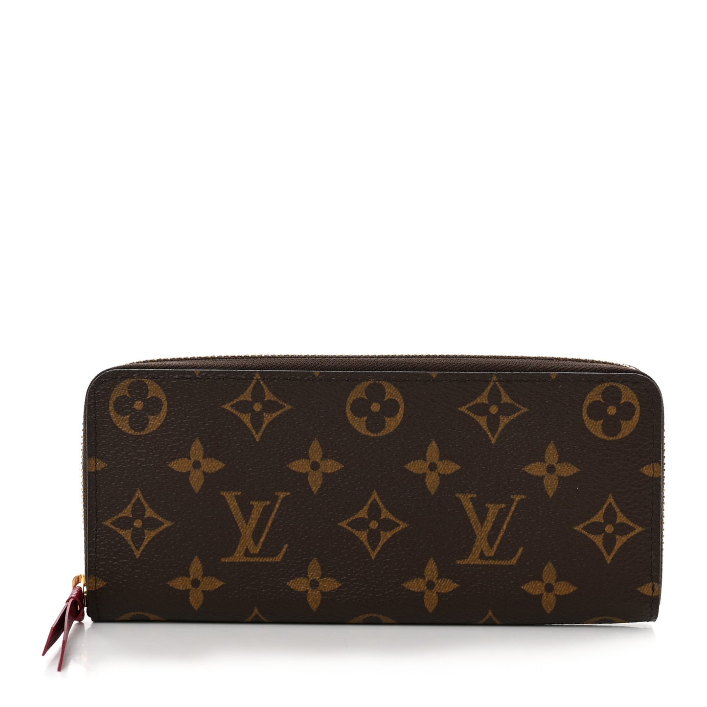 Monogram Clemence Wallet Fuchsia