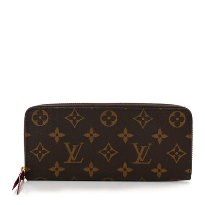 Louis Vuitton Monogram Clemence Wallet Fuchsia 1 of 7