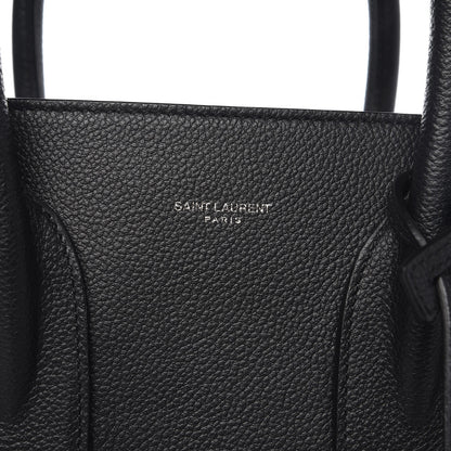 Saint Laurent Grained Calfskin Small Sac De Jour Black 7 of 10