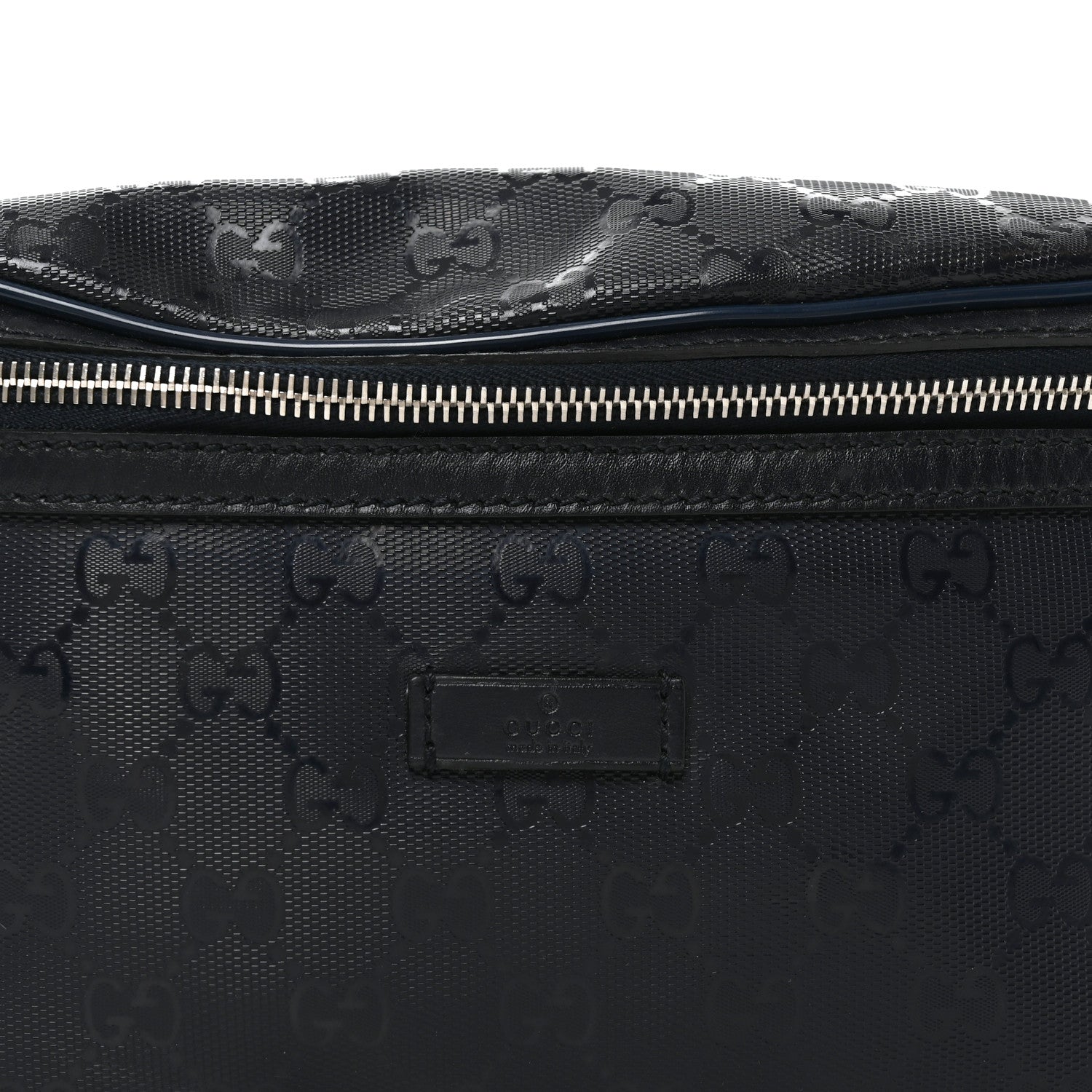 Gucci Imprime Monogram Belt Bag Navy 8 of 10